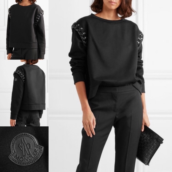 Moncler Tops - Moncler NWT braided shoulder pullover